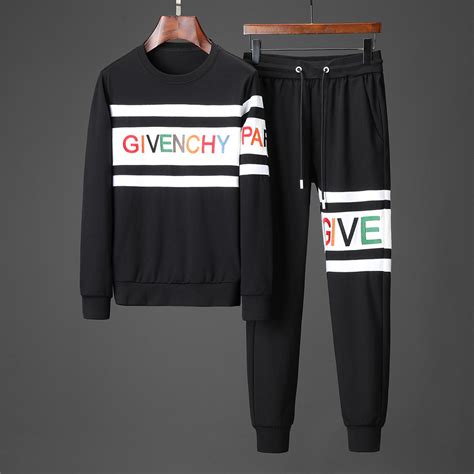 givenchy track sute|givenchy velour tracksuit men's.